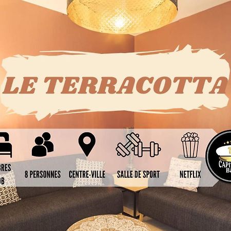 Le Terracotta Ideal Groupe Salle De Sport Parking Gratuit ทรัวส์ ภายนอก รูปภาพ